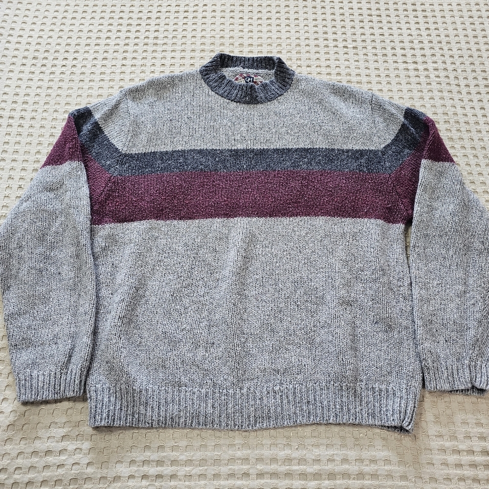 Vintage OCI Mens Wool Blend Sweatwr Size Large